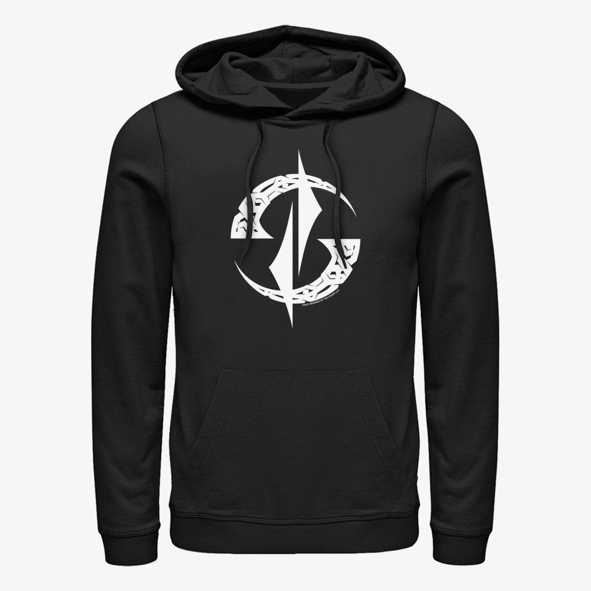 Pulóverek Merch Magic: The Gathering - Kaya Knotwork Symbol Unisex Hoodie Black