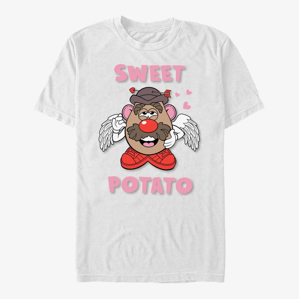 Trička Merch Hasbro Vault Mr. Potato Head - Sweet Potato Unisex T-Shirt White