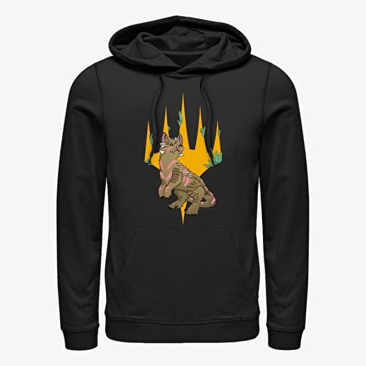 Sweatshirt Merch Magic: The Gathering - Striped Creature Unisex Hoodie Black