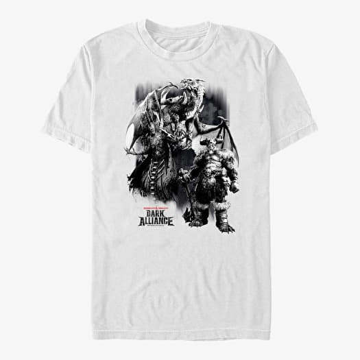 Merch Dungeons & Dragons - Splattered Paint Unisex T-Shirt White
