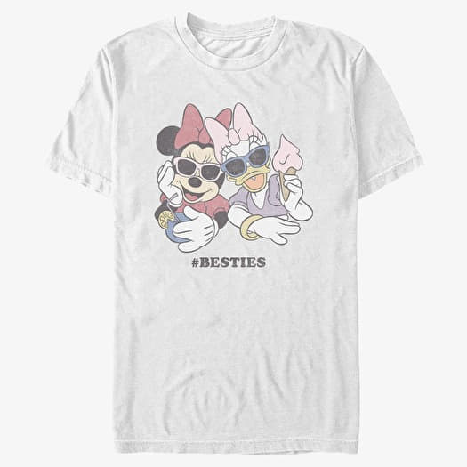 Camiseta Merch Disney Classics Mickey & Friends - Besties Unisex T-Shirt White