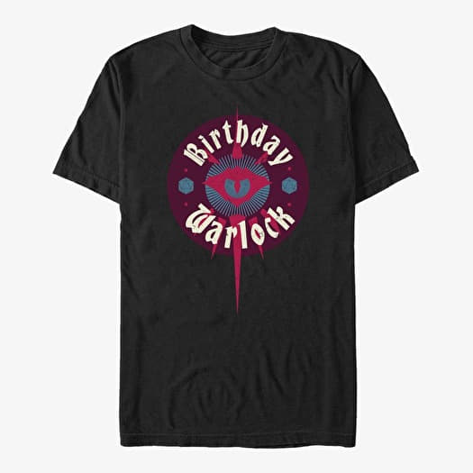 Majica Merch Dungeons & Dragons - Birthday Warlock Unisex T-Shirt Black