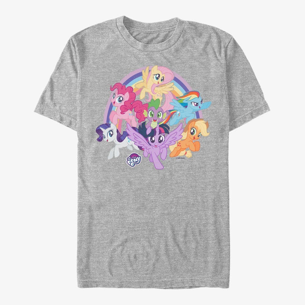 Magliette Merch Hasbro Vault My Little Pony - Group Prance Unisex T-Shirt Heather Grey