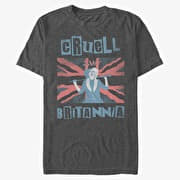 Merch Disney Classics DNCA - Cruell Britannia Unisex T-Shirt Dark Heather Grey