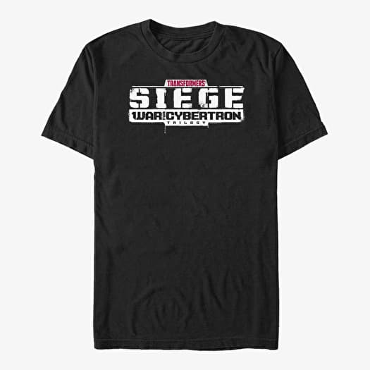 T-shirt Merch Hasbro Vault Transformers - Siege Cybertron Logo Unisex T-Shirt Black