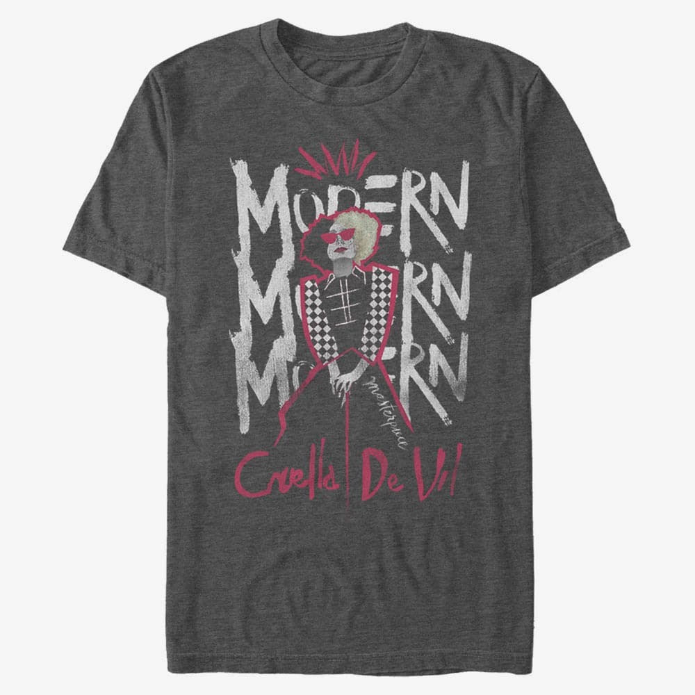 Koszulki Merch Disney Classics DNCA - MODERN MASTERPIECE Unisex T-Shirt Dark Heather Grey