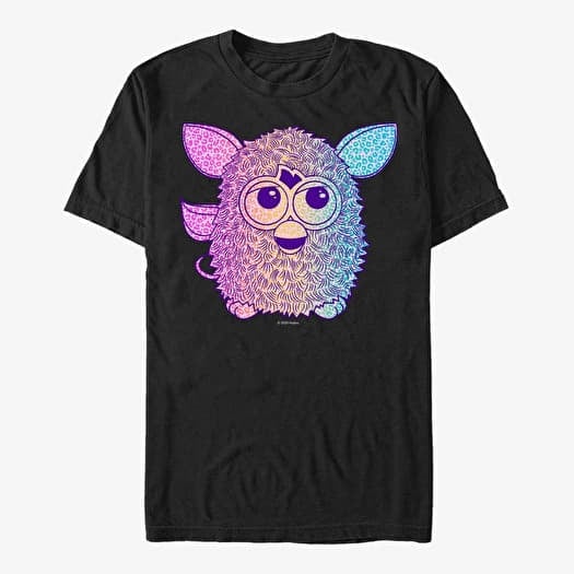 T-shirt Merch Hasbro Vault Furby - Wild Furby Unisex T-Shirt Black