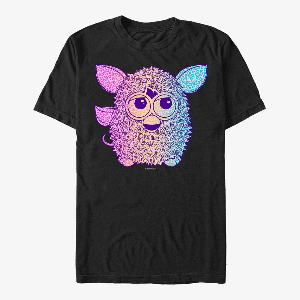 majice kratkih rukava Merch Hasbro Vault Furby - Wild Furby Unisex T-Shirt Black