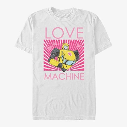 T-shirt Merch Hasbro Vault Transformers - Love Machine Unisex T-Shirt White