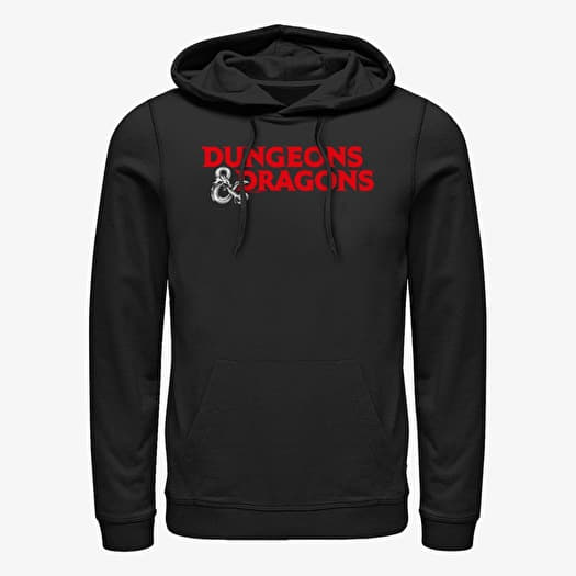 Pulóver Merch Hasbro Dungeons & Dragons - Rendered Logo Unisex Hoodie Black