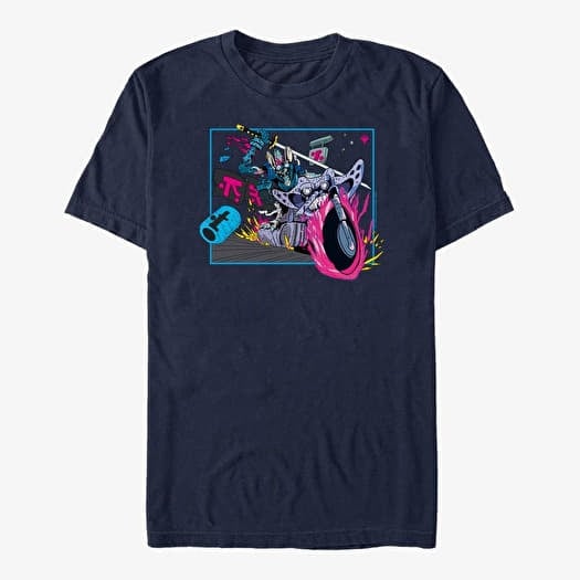 Тениска Merch Magic: The Gathering - Ninja Cycle Lock Up Unisex T-Shirt Navy Blue