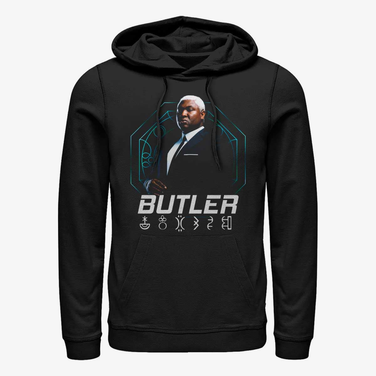 Sweatshirts Merch Disney Classics Artemis Fowl - Butler Hero Shot Unisex Hoodie Black