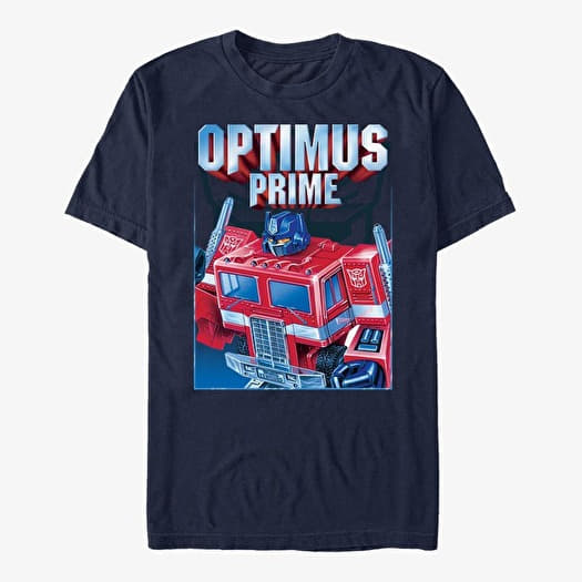 T-shirt Merch Hasbro Vault Transformers - Prime Hero Unisex T-Shirt Navy Blue