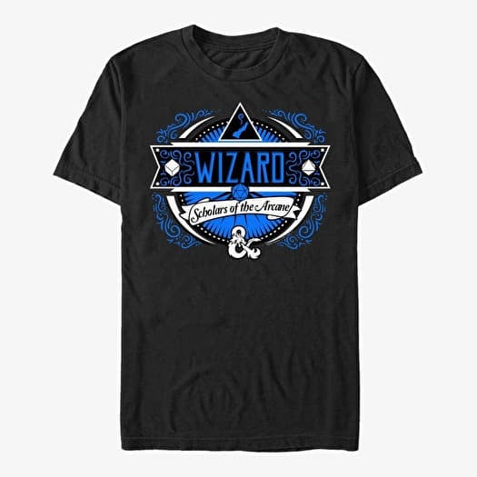 Majica Merch Dungeons & Dragons - Wizard Label Unisex T-Shirt Black