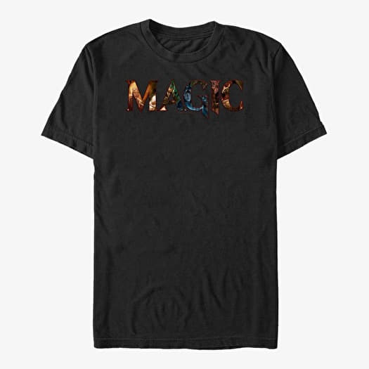 Тениска Merch Magic: The Gathering - Magic Text Fill Unisex T-Shirt Black