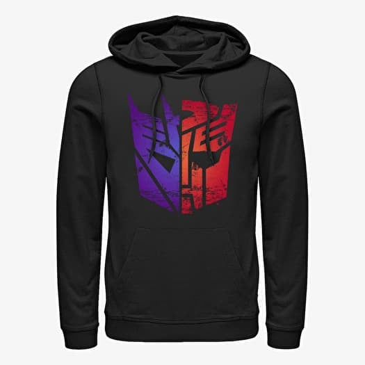 Mikina Merch Hasbro Transformers - Split Logo Unisex Hoodie Black