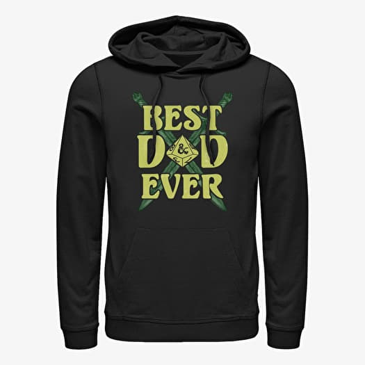 Merch Dungeons & Dragons - Best Dad Ever Unisex Hoodie Black