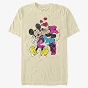 Merch Disney Classics Mickey Mouse - MICKEY MINNIE LOVE Unisex T-Shirt Natural