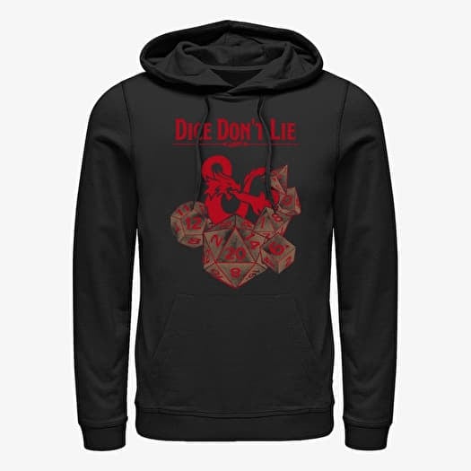 Sweatshirt Merch Dungeons & Dragons - Dice Don't Lie Unisex Hoodie Black