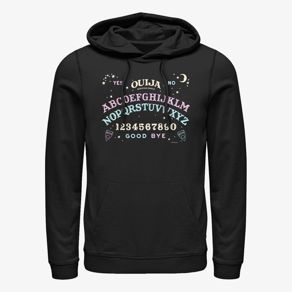 Pulóverek Merch Hasbro Ouija Board - Pastel Board Unisex Hoodie Black