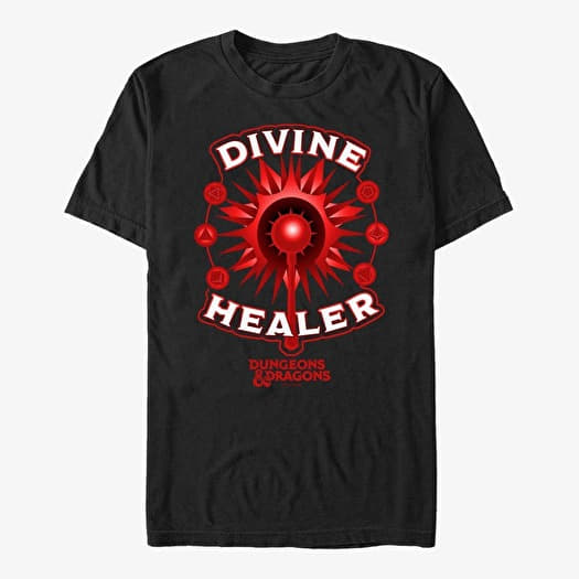 Tricou Merch Dungeons & Dragons - Divine Cleric Unisex T-Shirt Black