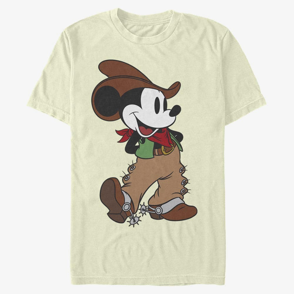 T-shirts Merch Disney Classics Mickey Classic - Cowboy Mickey Unisex T-Shirt Natural