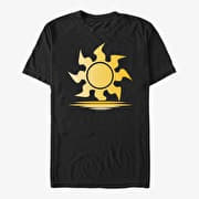 Merch Magic: The Gathering - White Mana Symbol Unisex T-Shirt Black