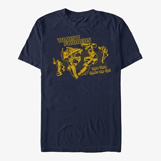 T-shirt Merch Hasbro Vault Transformers - Transformers Battle Grid Unisex T-Shirt Navy Blue