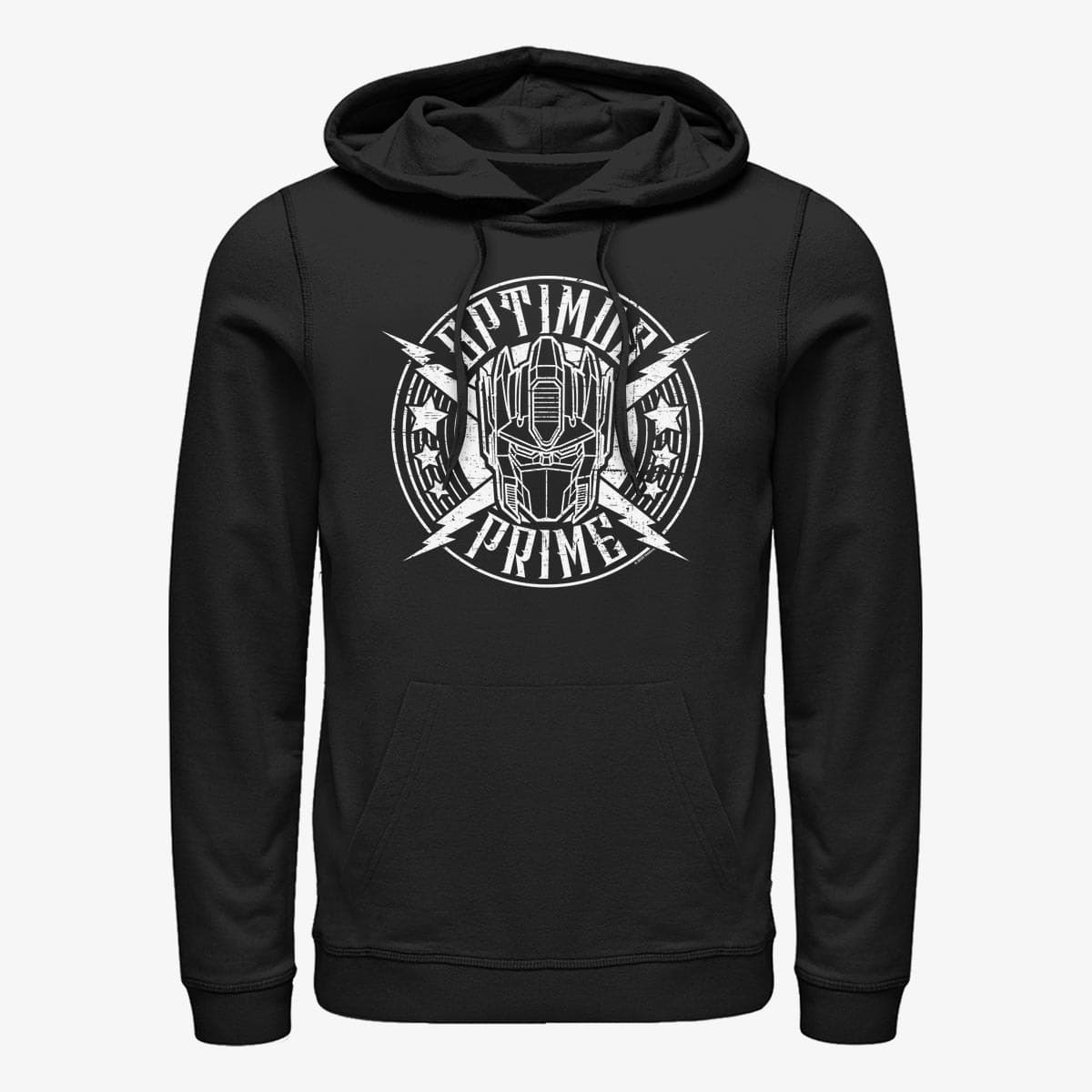 Sweatshirts Merch Hasbro Vault Transformers - Prime Rock Badge Unisex Hoodie Black