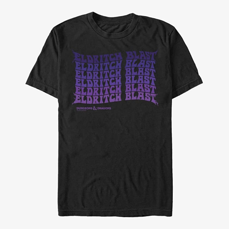 T-shirt Merch Dungeons & Dragons - Way of the Warlock Unisex T-Shirt Black