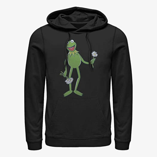 Sweatshirt Merch Disney Classics Muppets - Big Kermit Unisex Hoodie Black