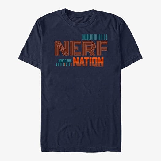 Maglietta Merch Hasbro Vault Nerf - Abstracted Construct Unisex T-Shirt Navy Blue