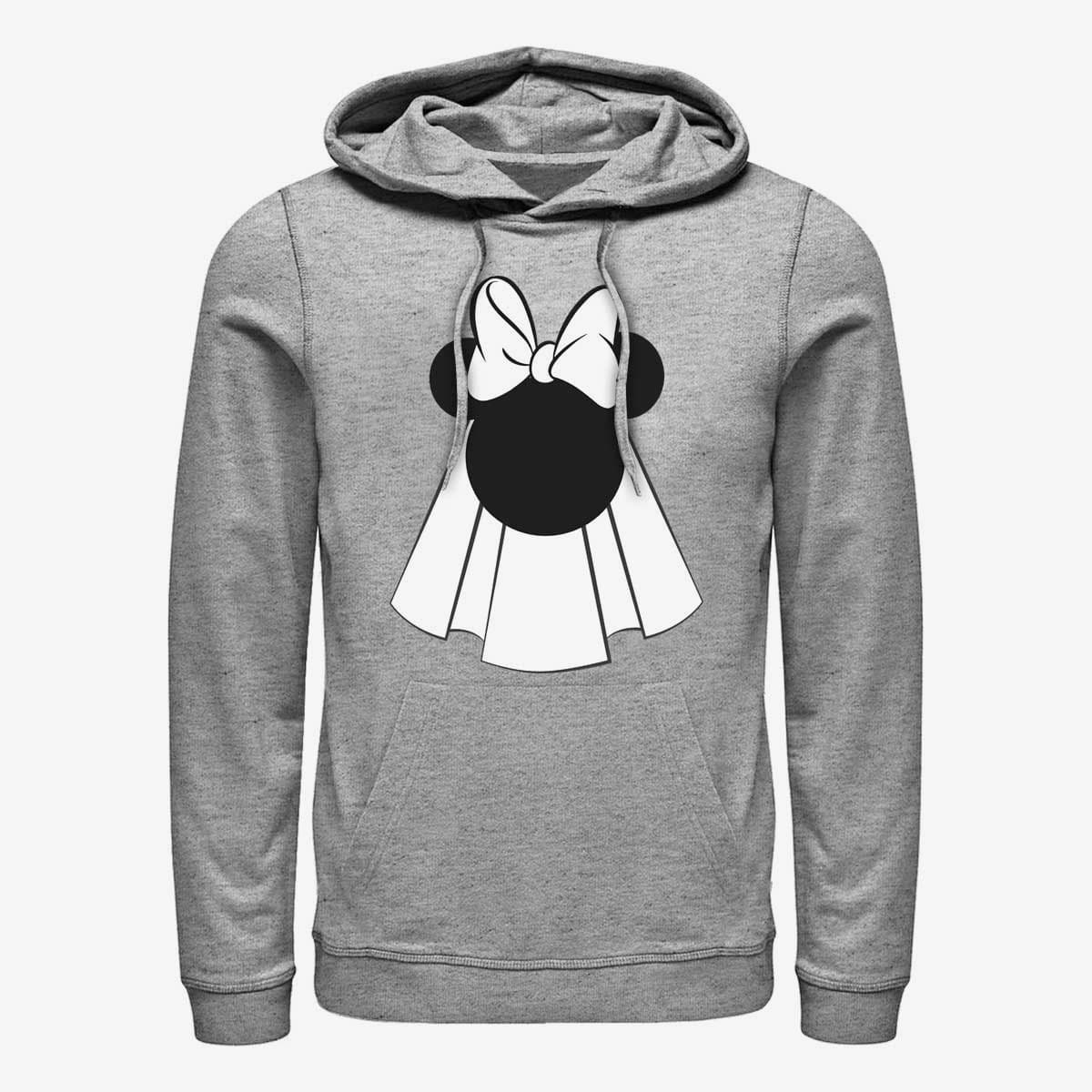 Mikiny Merch Disney Classics Mickey Classic - Mouse Bride Unisex Hoodie Heather Grey
