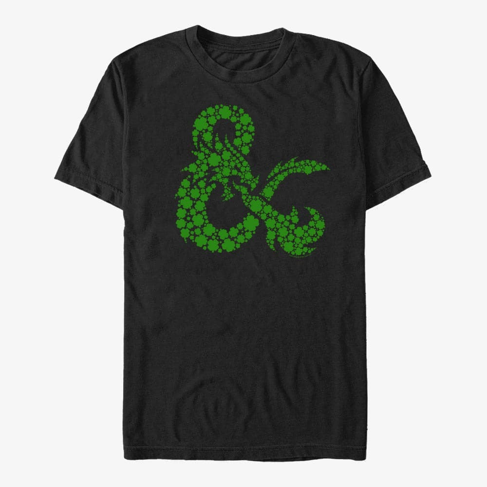 Trička Merch Dungeons & Dragons - D&D Lucky Unisex T-Shirt Black
