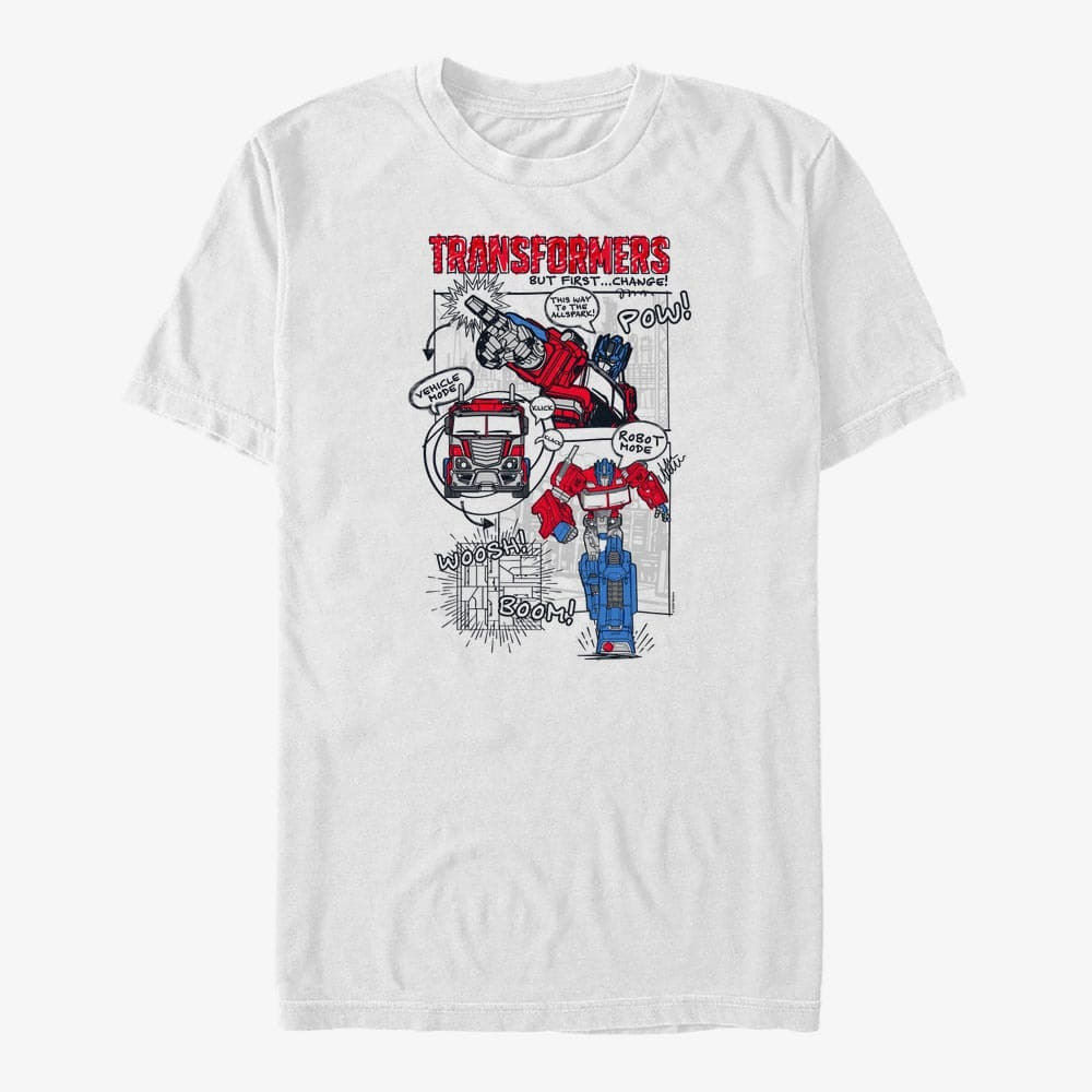   Μπλούζες Merch Hasbro Vault Transformers - Prime Comic Unisex T-Shirt White