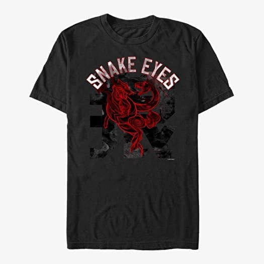 T-shirt Merch Hasbro Vault Snake Eyes - Tattoo Red Unisex T-Shirt Black
