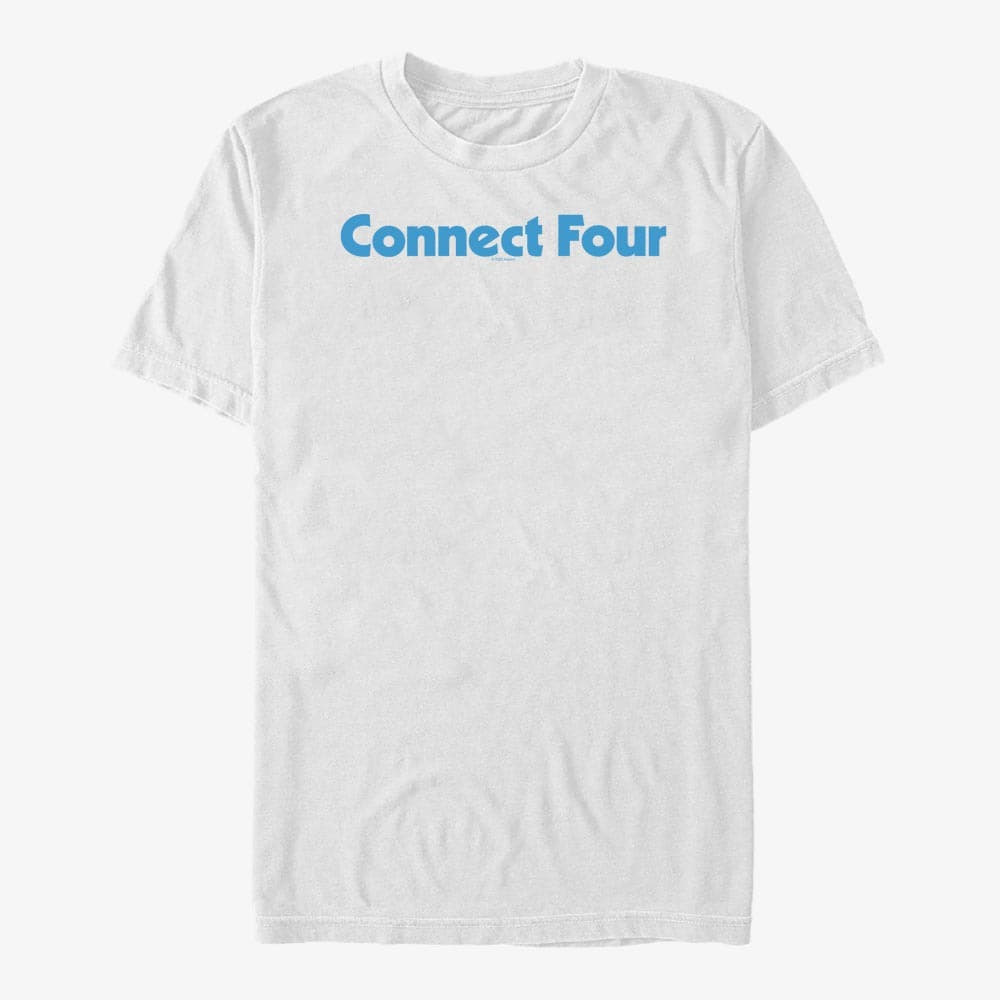 T-shirts Merch Hasbro Vault Connect Four - C4 LOGO Unisex T-Shirt White