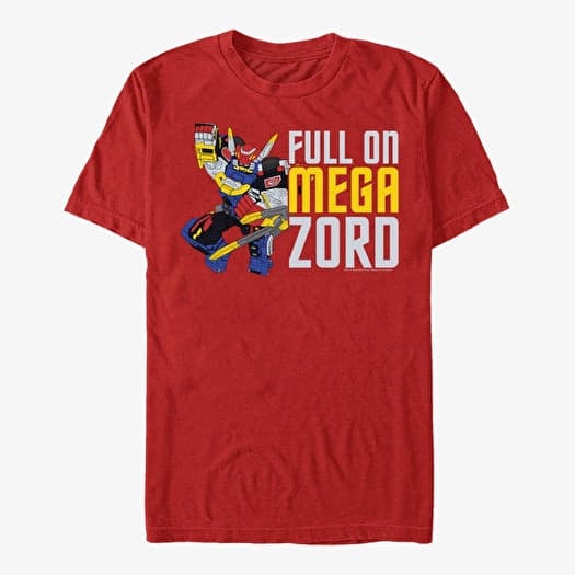 Tričko Merch Hasbro Vault Power Rangers - Full Zord Unisex T-Shirt Red