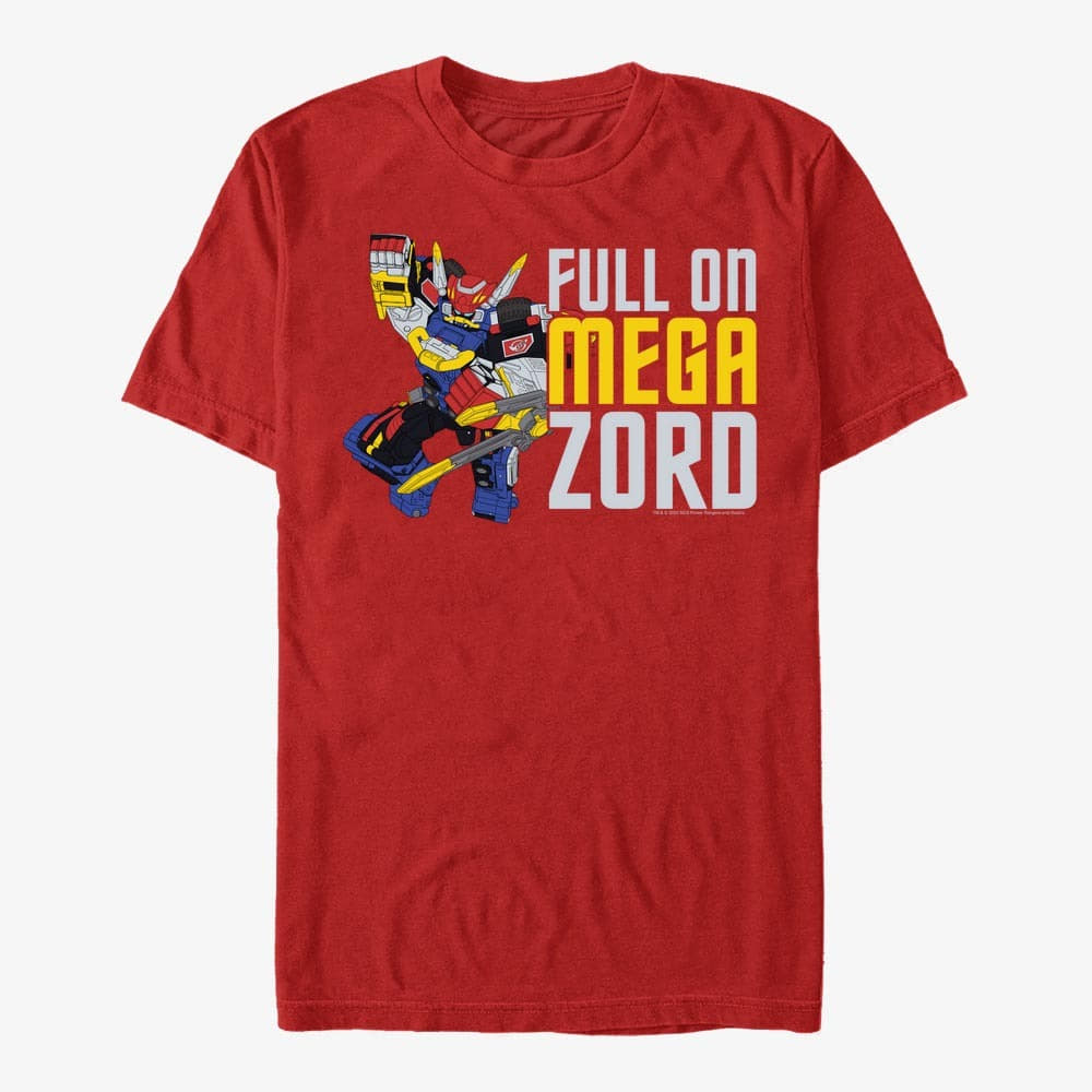T-Shirts Merch Hasbro Vault Power Rangers - Full Zord Unisex T-Shirt Red