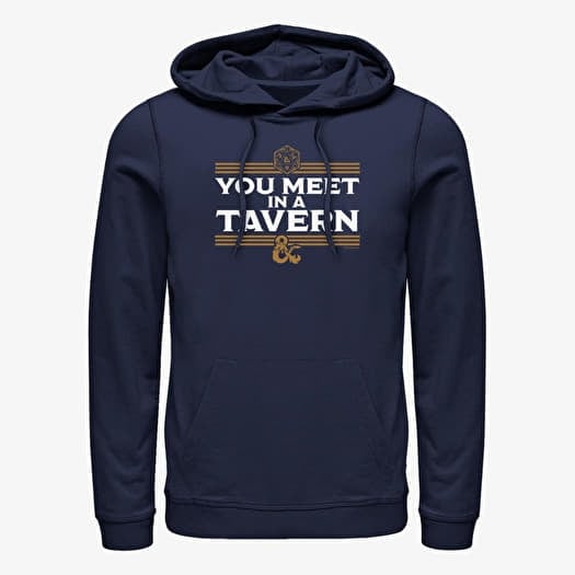 Merch Dungeons & Dragons - YOU MEET IN A TAVERN Unisex Hoodie Navy Blue