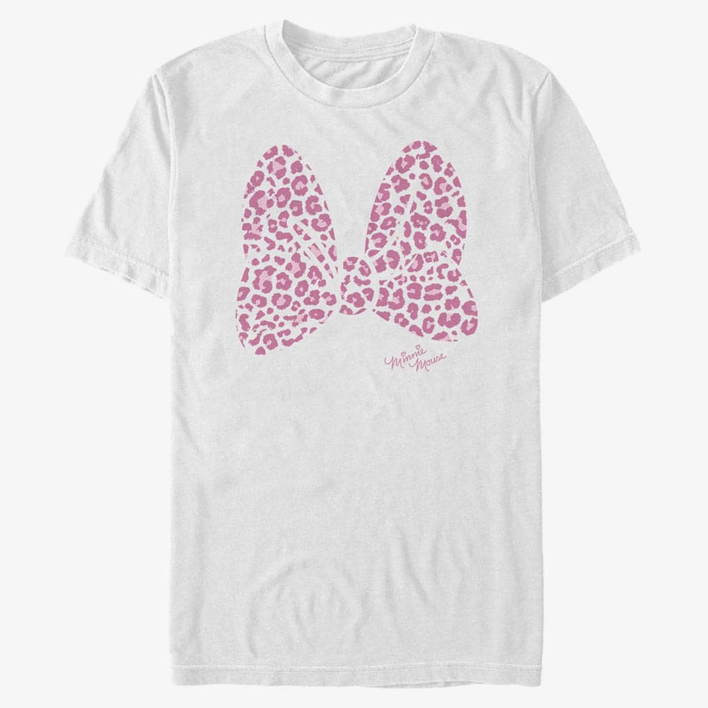 T-shirts Merch Disney Classics Mickey & Friends - Pink Leopard Unisex T-Shirt White