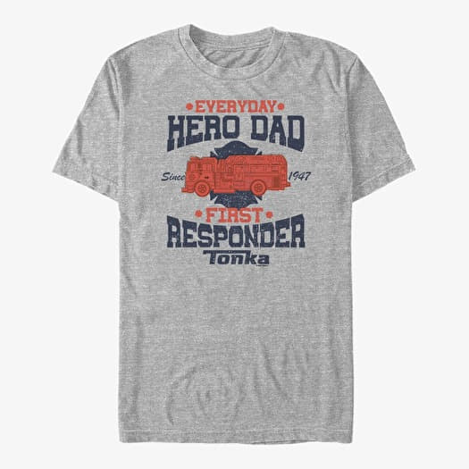 Majica Merch Hasbro Vault Tonka - Hero Dad Unisex T-Shirt Heather Grey