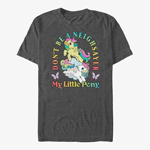Tričko Merch Hasbro My Little Pony - Neighsayer Unisex T-Shirt Dark Heather Grey