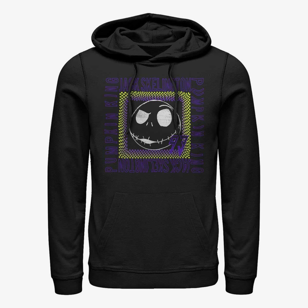 Dukserice Merch Disney Classics Nightmare Before Christmas - Jack Skate Unisex Hoodie Black