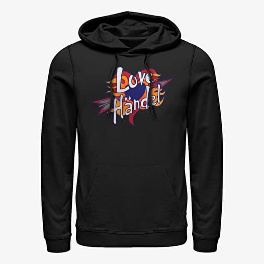 Sweatshirt Merch Disney Classics Phineas And Ferb - LOVE HANDLE Unisex Hoodie Black
