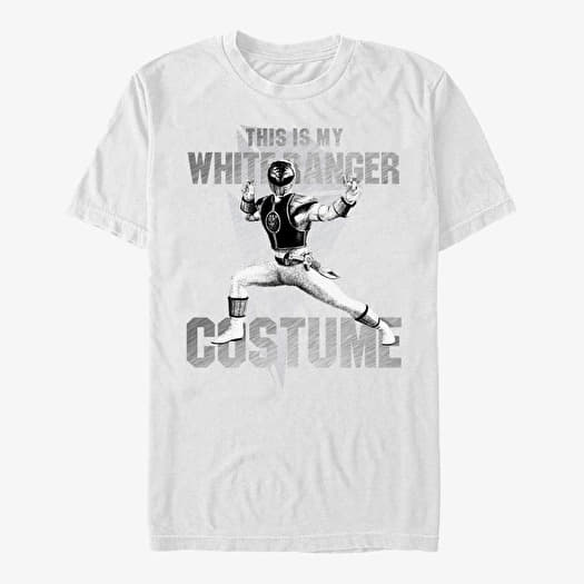 T-shirt Merch Hasbro Vault Power Rangers - White Ranger Costume Unisex T-Shirt White