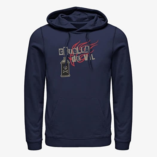 Mikina Merch Disney Classics DNCA - Spray Fire Unisex Hoodie Navy Blue