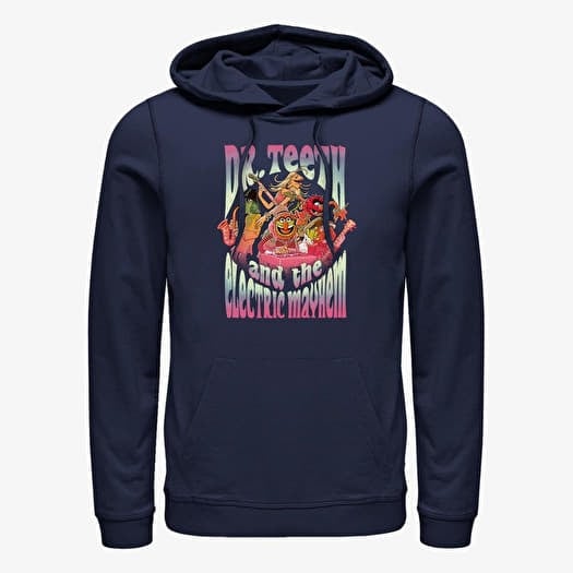 Sweatshirt Merch Disney Classics Muppets - DR TEETH BAND Unisex Hoodie Navy Blue
