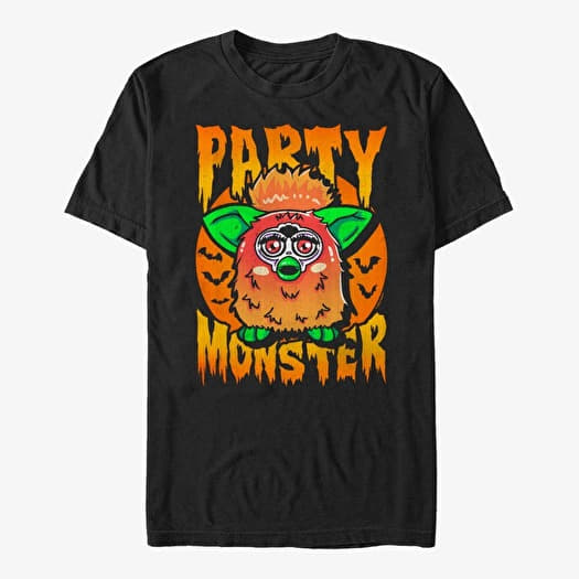 T-shirt Merch Hasbro Vault Furby - Party Monster Unisex T-Shirt Black