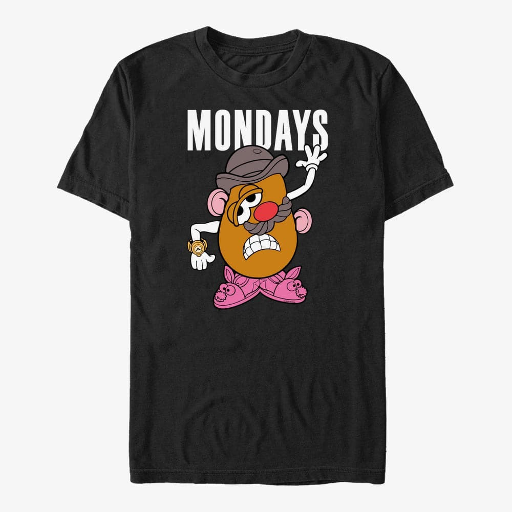 T-krekli Merch Hasbro Vault Mr. Potato Head - Monday Mood Unisex T-Shirt Black